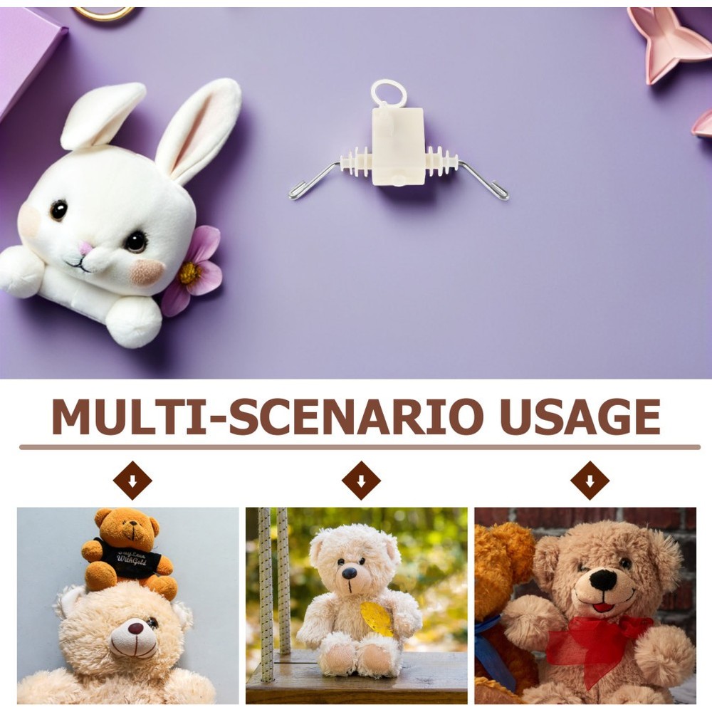 8pcs Rotating Toy Mechanism Pull String Motor Replacement Set for Plush & Puppy