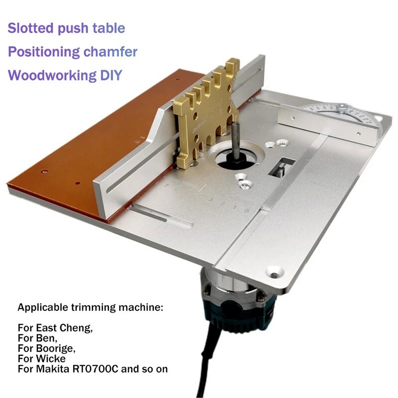 Multi-functional Lifting Table for Wood Milling, Chamfering and Trimming Machine