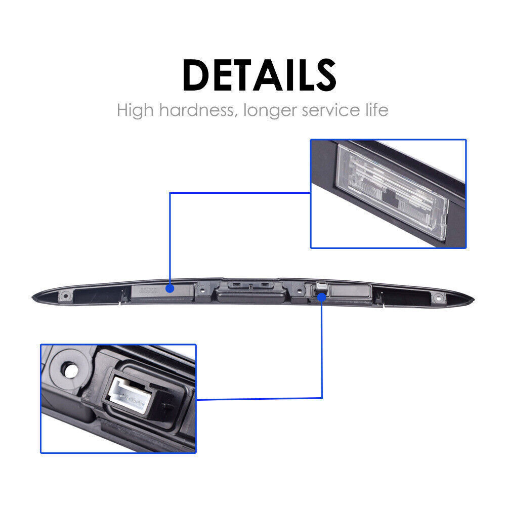 Trunk Lid Tailgate Grip Handle Black 51137170676 For 2000-2006 BMW E53 X5