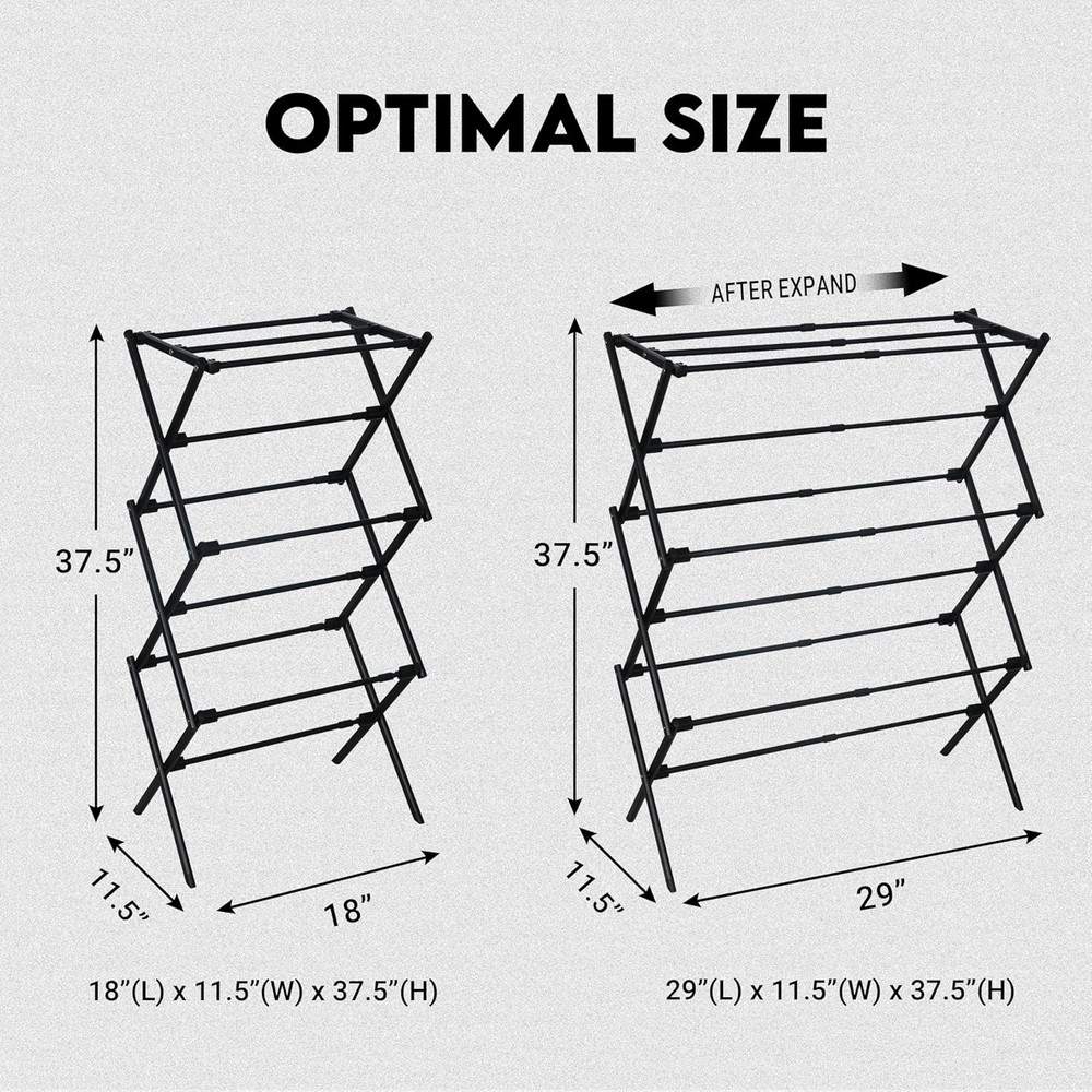 Small Foldable Portable Clothes Drying Rack