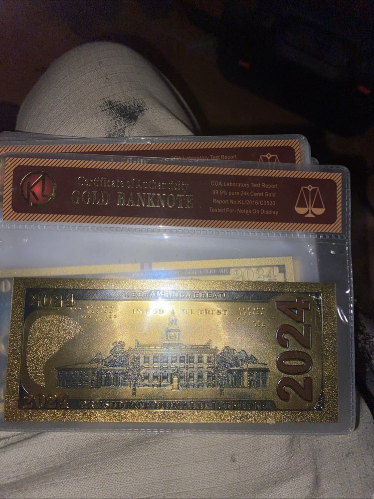 President Trump Gold Notes