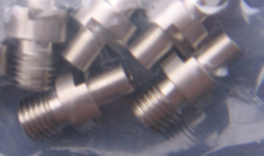 6 Revolver Nipples 6x.75 Fits #10 Caps- For Pietta 1858, 1851, 1860 - Stainless