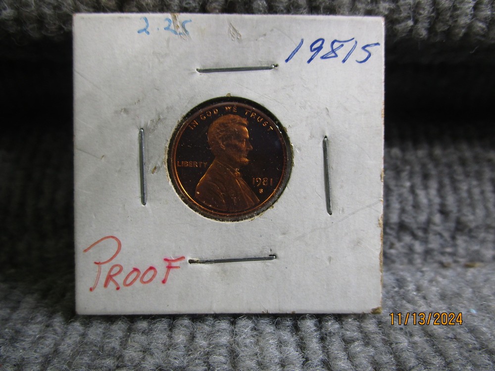 1981 S Penny Proof