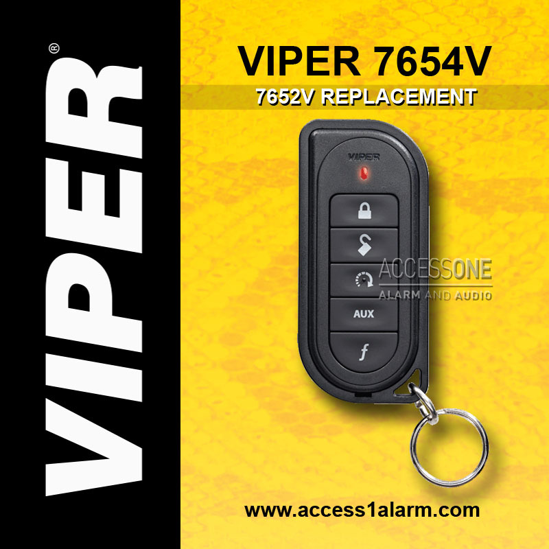 Viper 7654V 1-Way 5-Button Replacement Remote Control Transmitter For The 4704V