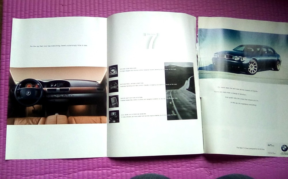 2002 BMW 7 4-Page Print Ad