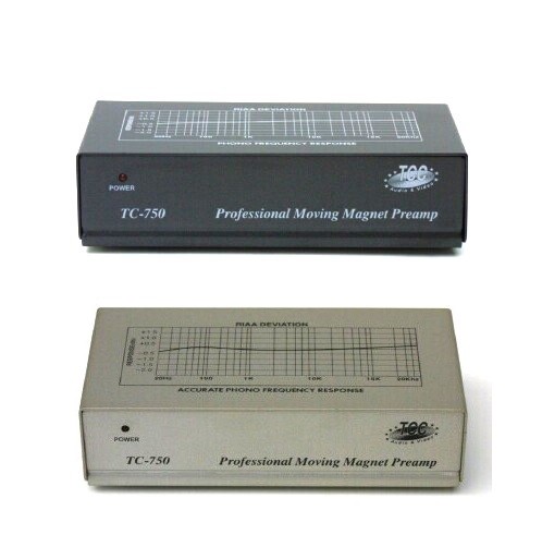 TCC TC-750 Phono Preamp; Black finish version!