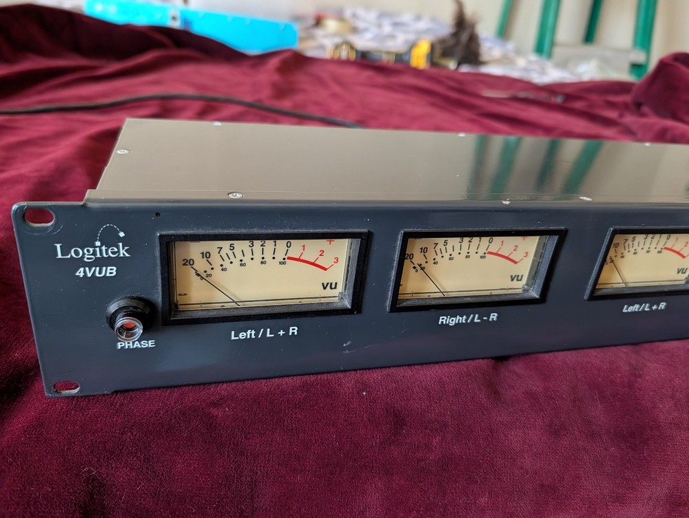 logitek 4vub 4 vu meter fully adjustable and 100% working