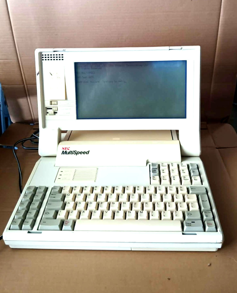 BOOTS NEC MultiSpeed T100 Laptop Computer ~ Original Box AND ACCESSORIES