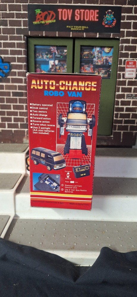 VTG 80's AUTO CHANGE ROBO-VAN 7'' TRANSFORMING ROBOT Transformers Ko