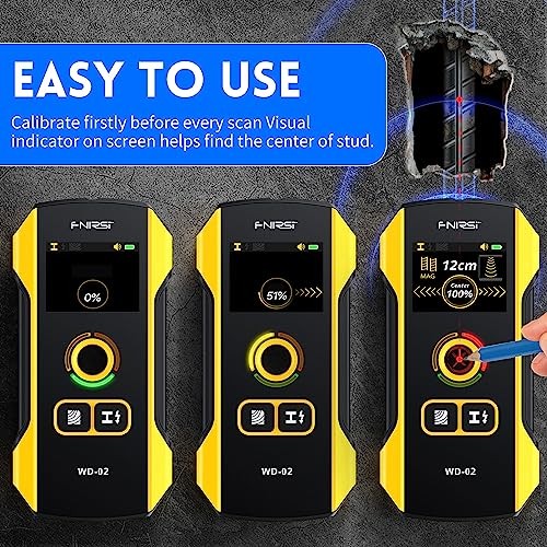 Stud Finder Wall Scanner - Upgraded WD-02 TFT Display Electronic Stud