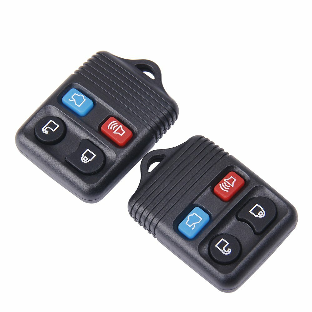 2Pack 4 button keyless entry remote key fob w/Batter For Ford Expedition Explore