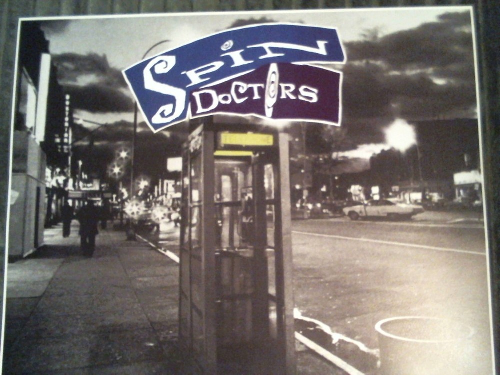 1992 SPIN DOCTORS - KRYPTONITE - ALBUM FLAT DOUBLE SIDED PROMO DISPLAY POSTER