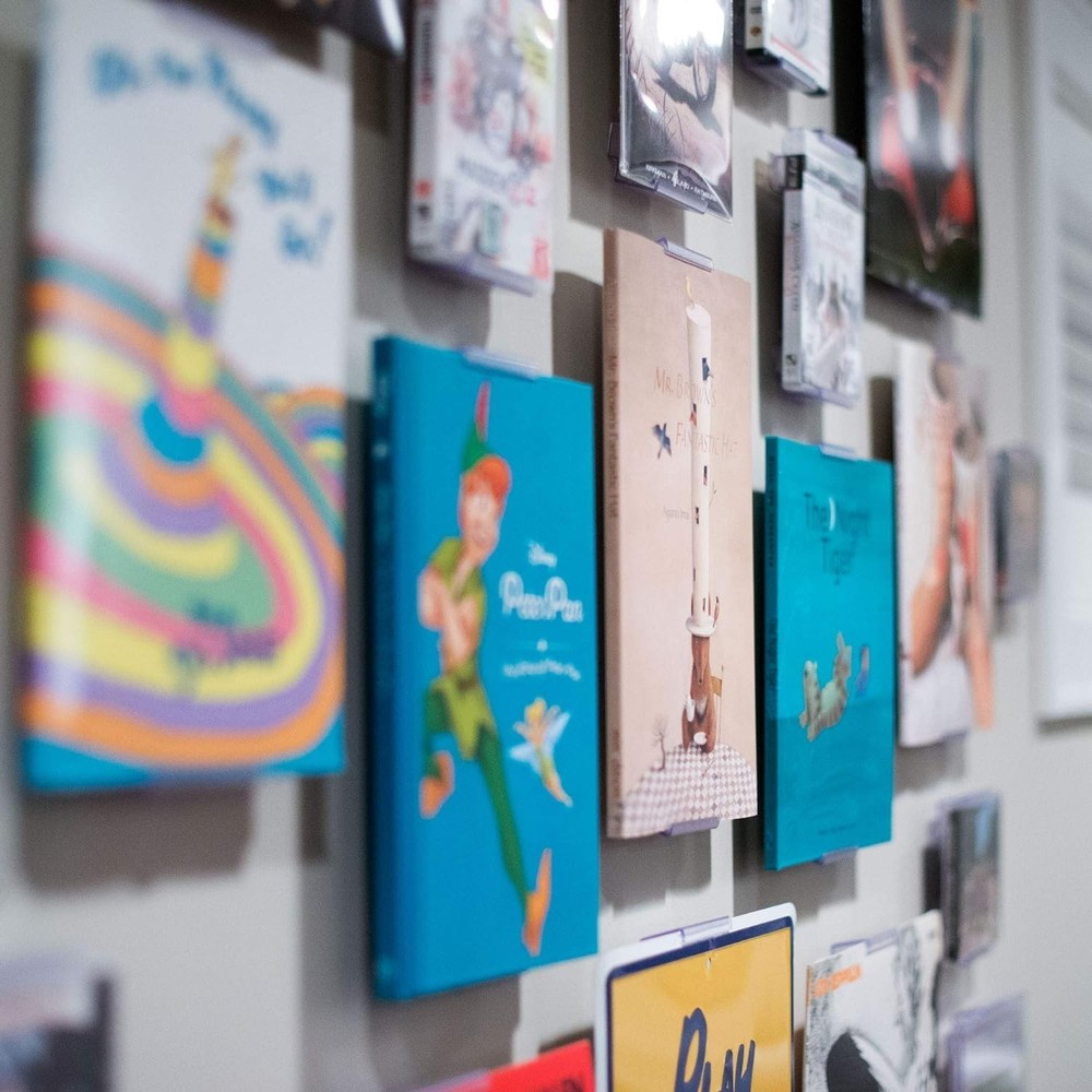 Comic Mount 5 Pack, Comic Book Shelf Stand or Wall Mount Display, Invisible a...