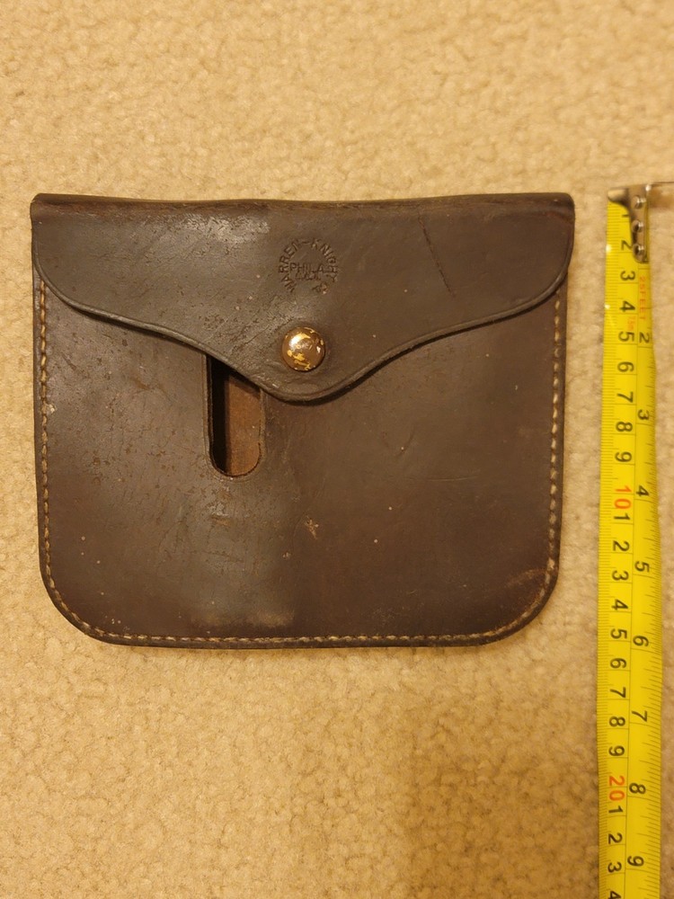 Vintage Warren Knight Leather Compass Case Without Compass