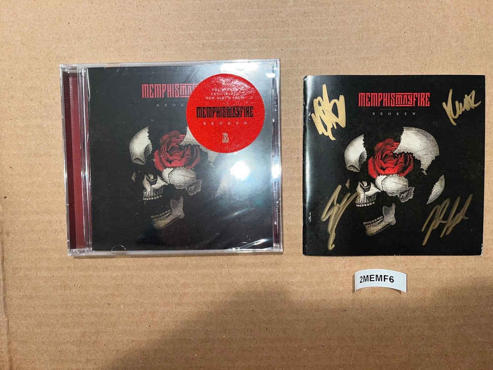 Memphis May Fire Signed Autographed CD Broken