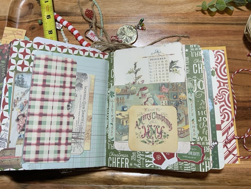 Christmas Handmade Junk Journal