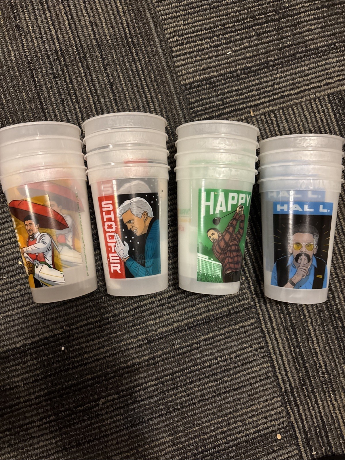 happy gilmore 2 All 4 Subway cups