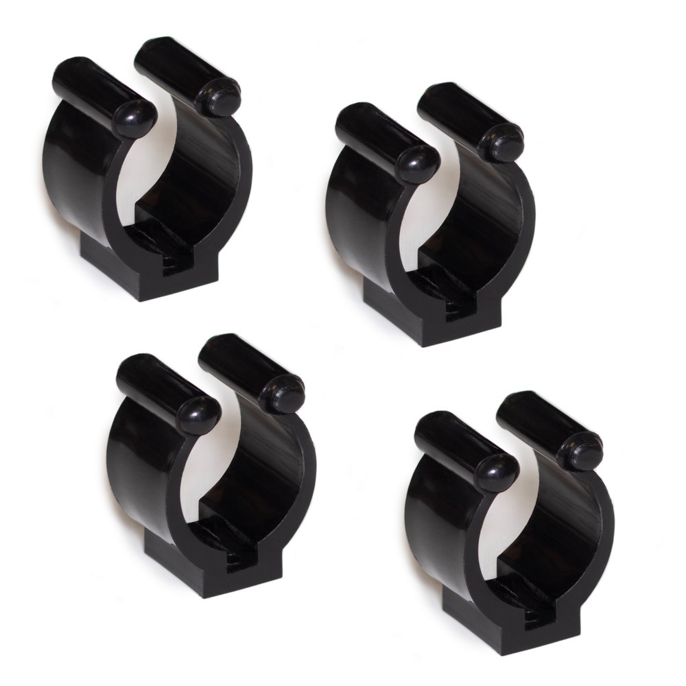 OKKO Billiard Pool Cue Rack Plastic Replacement Clips 21 mm – Black – 4 Pack
