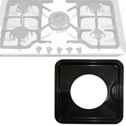HEAVY DUTY BLACK STEEL SQUARE REUSABLE DRIP PAN GAS BURNER BIB LINER COVERS BN24