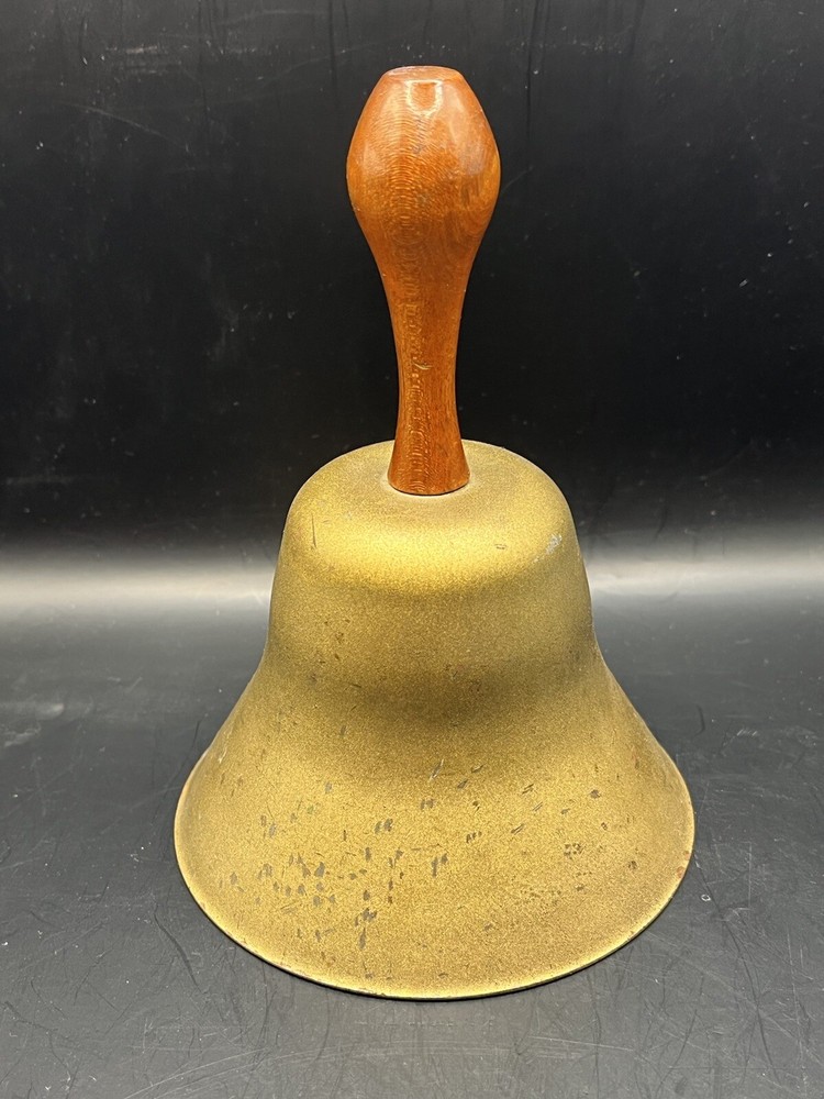 Metal Bell With Wood Handle