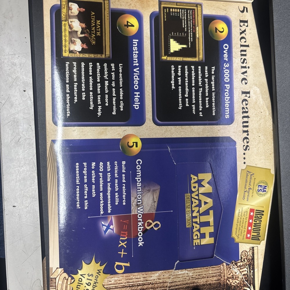 Math Advantage Deluxe Edition CD-ROM Pre-Algebra & Pre-Calculus + Complete Set