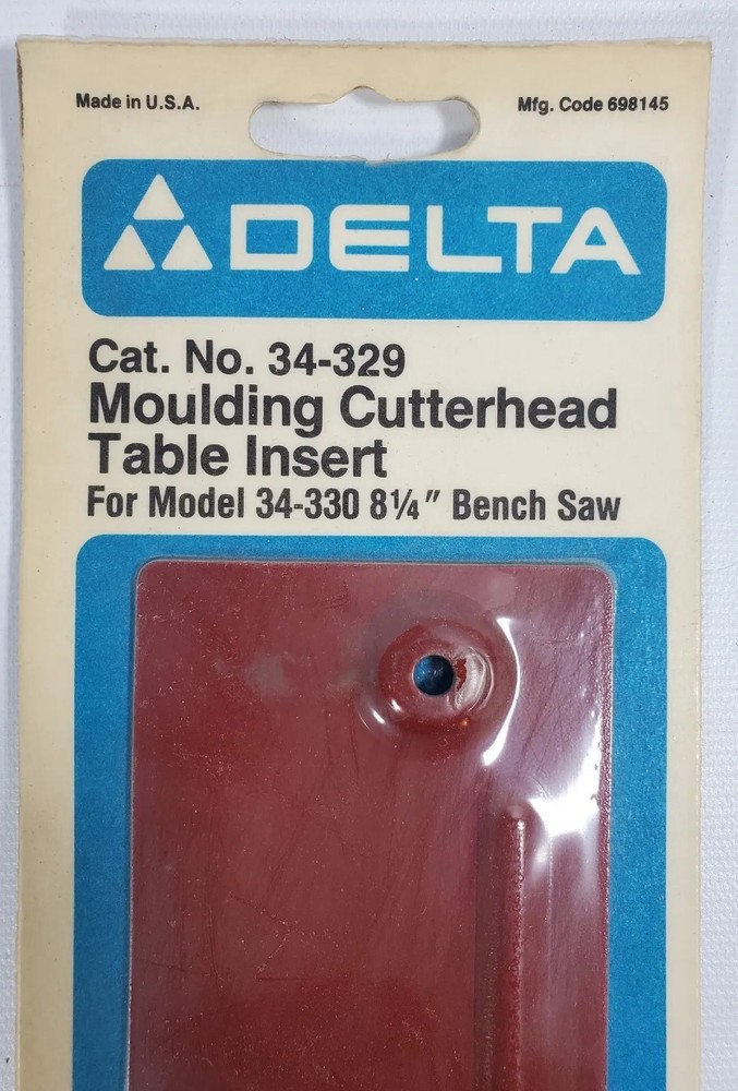 Delta 34-329 molding cutterhead table insert