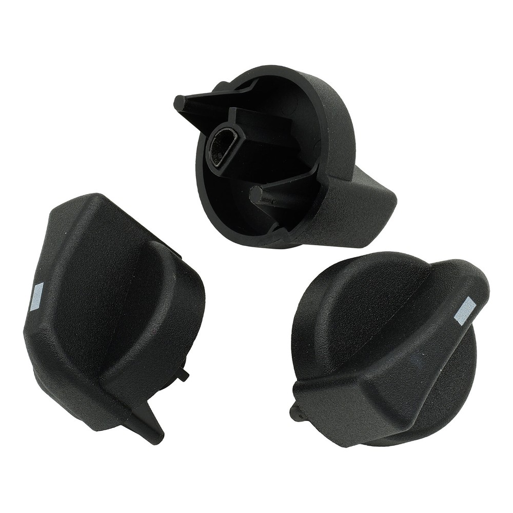 3Pcs AC Heater Fan Control Knobs For Peterbilt 121-0001-000
