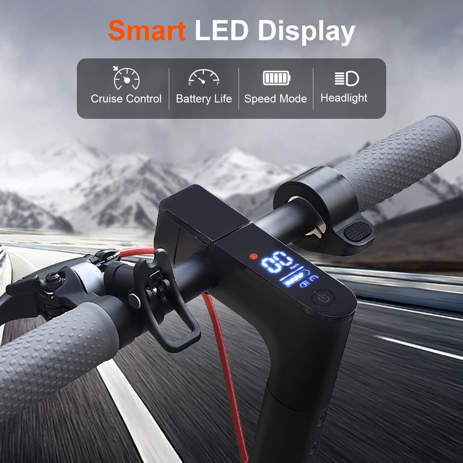 Ladped LP80 ADULT ELECTRIC SCOOTER 350W LONG RANGE 30KM HIGH SPEED 19MPH 10.5AH