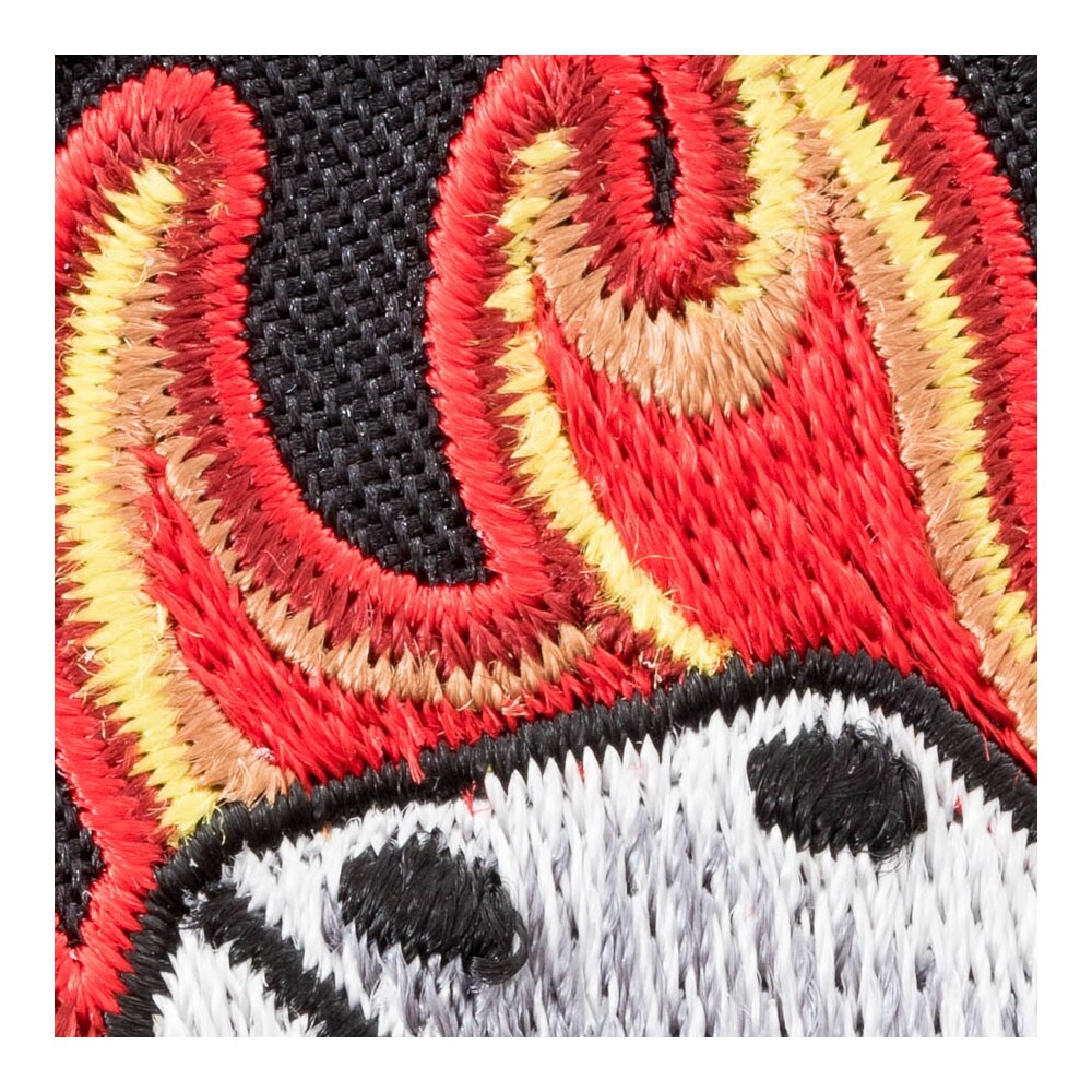 Rolling Dice Flames Craps Patch, Casino Gambling Patches