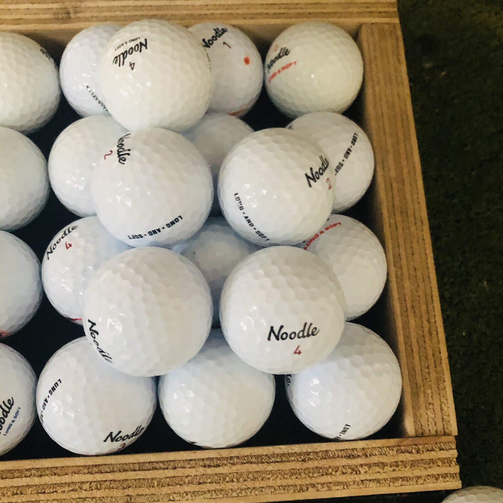 50 Near Mint Noodle 5A/4A Used Golf Ball mixed model