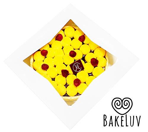 9x9x2.5” Pie Boxes with Window | White 25 Pack | Bakery Boxes cake Boxes Cook...