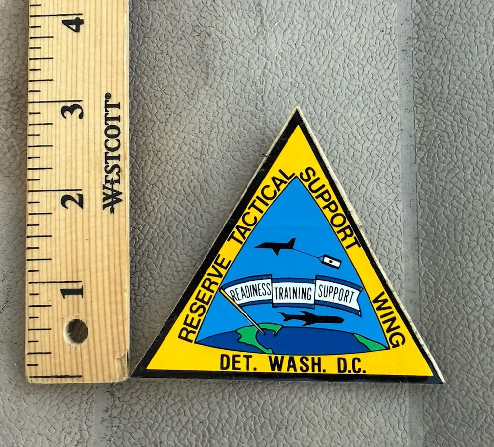 Reserve Tactical Support Wing Det Wash DC Readiness Training Support Sticker