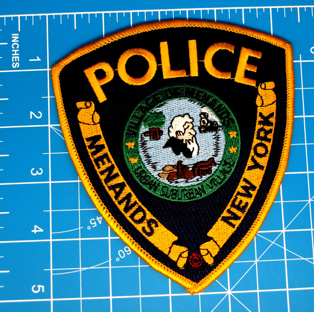 Menands New York Police patch-Bin A3