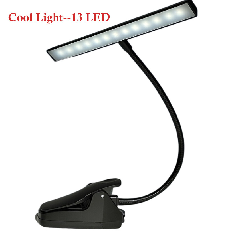 Rechargeable 26 LED Music Stand Light Clip-On Orchestra Light Book Lamp Musician