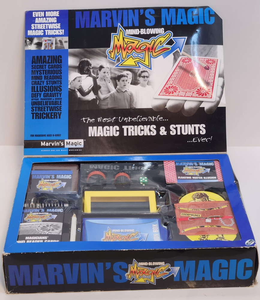 Magic Marvin's Mind-blowing Magic Set, New Open Box