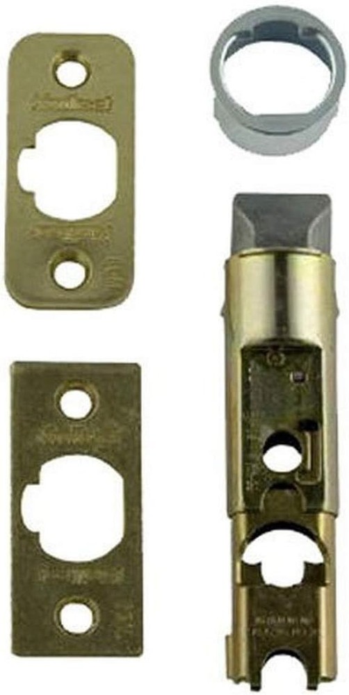 6-Way Adjustable Door Latch Polished Brass