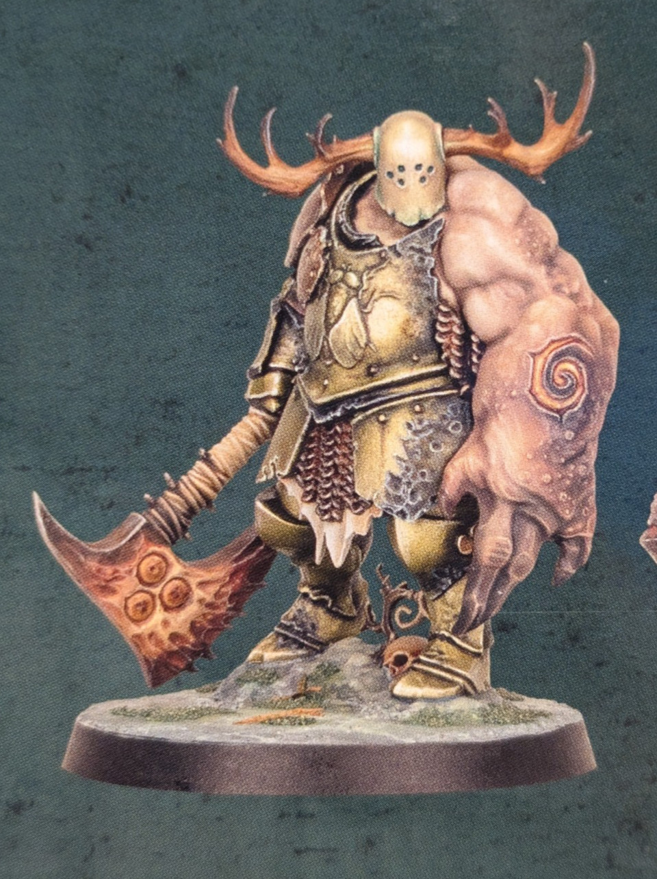 Mulgoth the Cleaver and 3x Blight Templars, Warhammer Quest Darkwater, Maggotkin