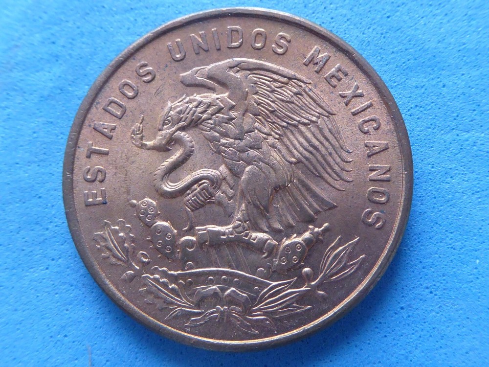 1339) Mexico Bronze 20 Centavos Eagle 1971 Mint Condition £2.00
