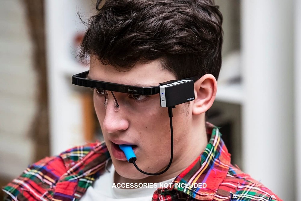 GlassOuse Pro-Wearable Mouse-Control with Head Movements-Accessibility Bluetooth