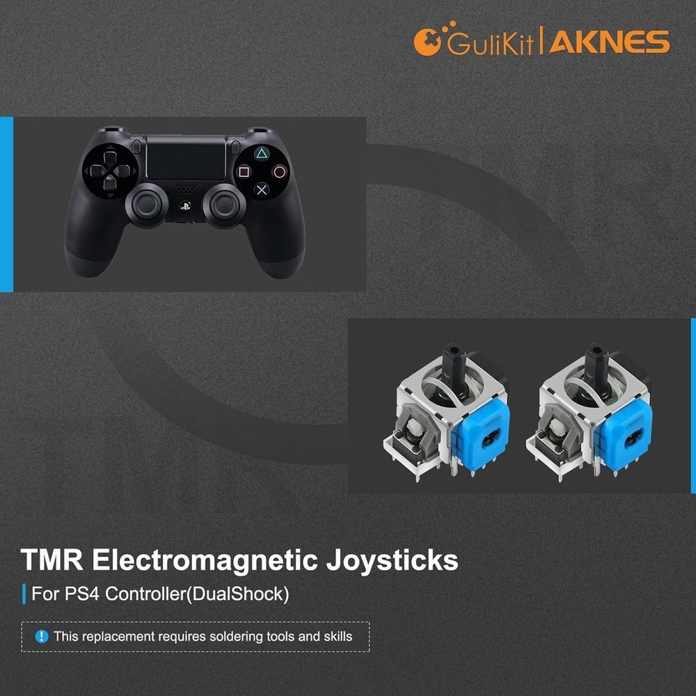 2pcs Gulikit NS51 TMR Thumbstick Modules for PS4 Dualshock controllers (Pair)