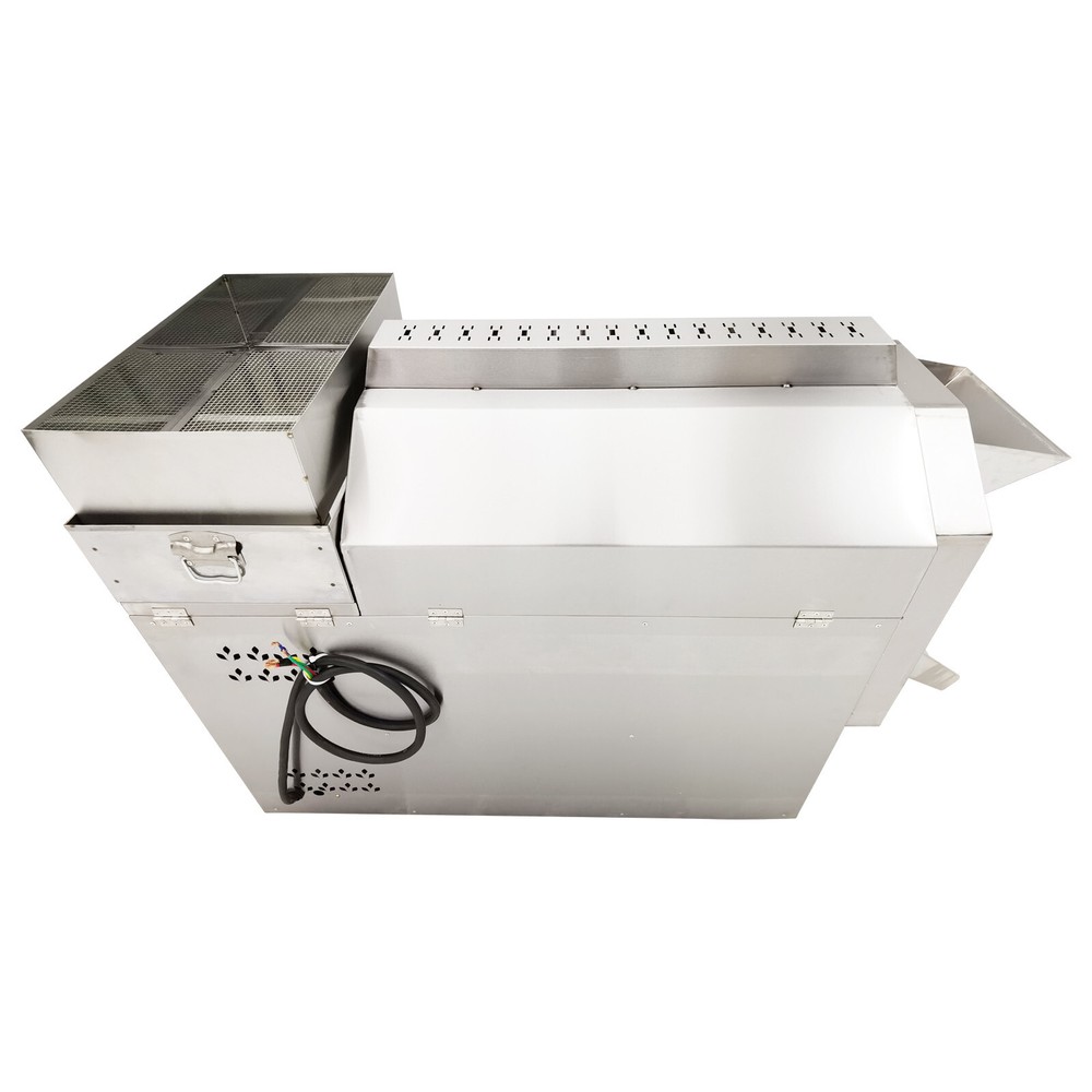 55 Lbs Automatic Heating Roasting Machine Drum Roaster for Nuts Coffee Bean 220V