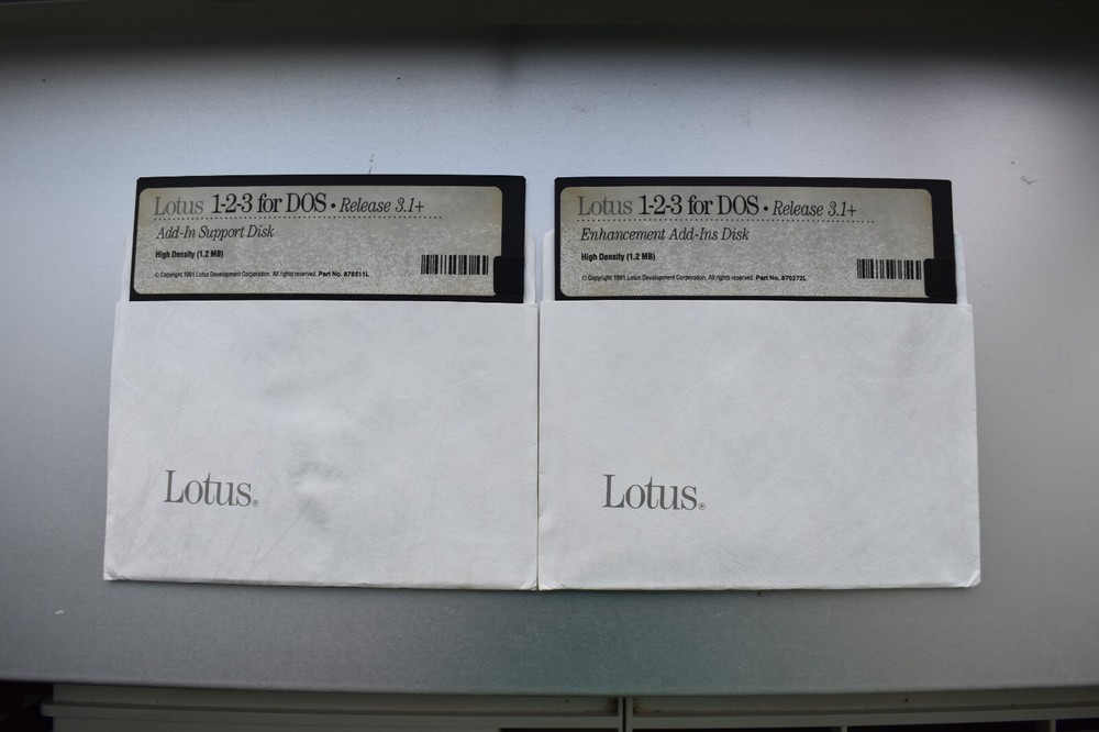 Lotus 123 for DOS Release 3.1+