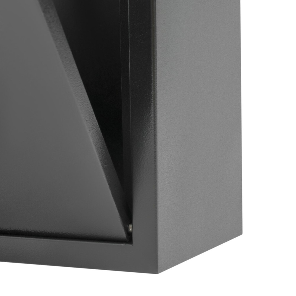 Wall-Mounted Mailbox With Combination Lock for Secure Mail Storage