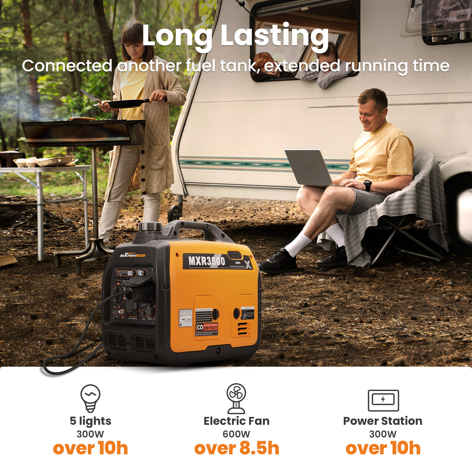 3500 5500 Watt inverter Generator Generators Portable Quiet 3KW for Home RV