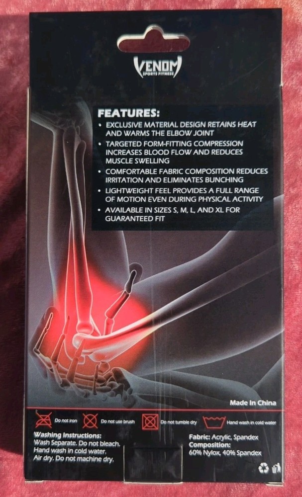 Venom Elbow Brace Compression Support Size XXL (NEW)