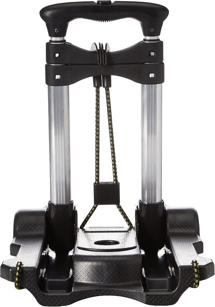 Compact Folding Luggage Cart with Oversized Wheels for Easy Maneuverability