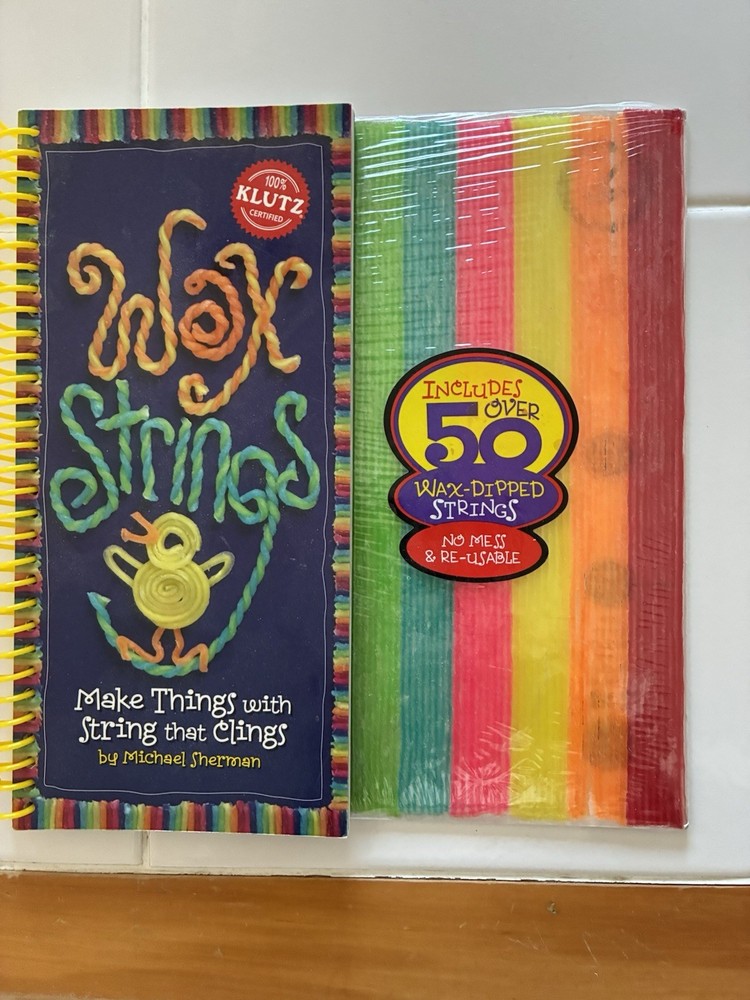 Klutz Wax Strings: Make Things with String that Clings By Michael Sherman