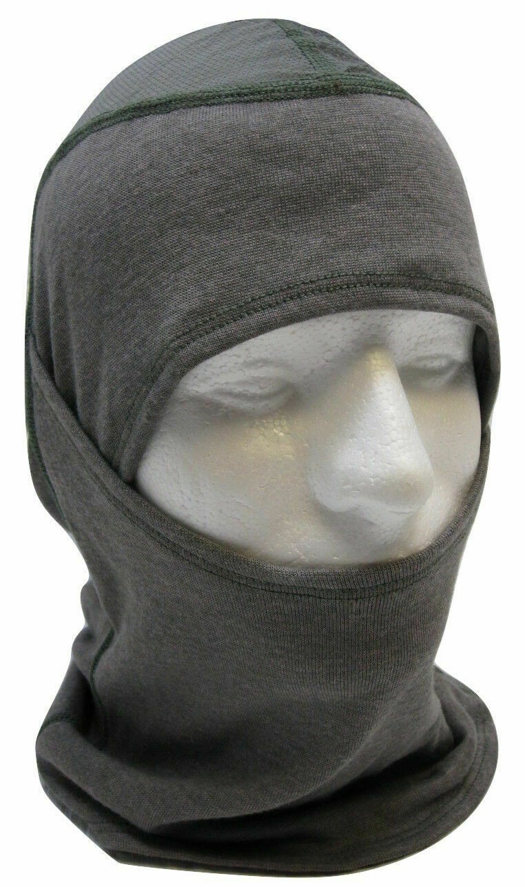 ARMY ELITE ISSUE US MILITARY GREY BALACLAVA FLASH-HOOD FIRE RESISTANT SKI MASK