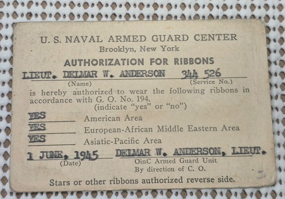 WWII US Navy Dog Tag Lot