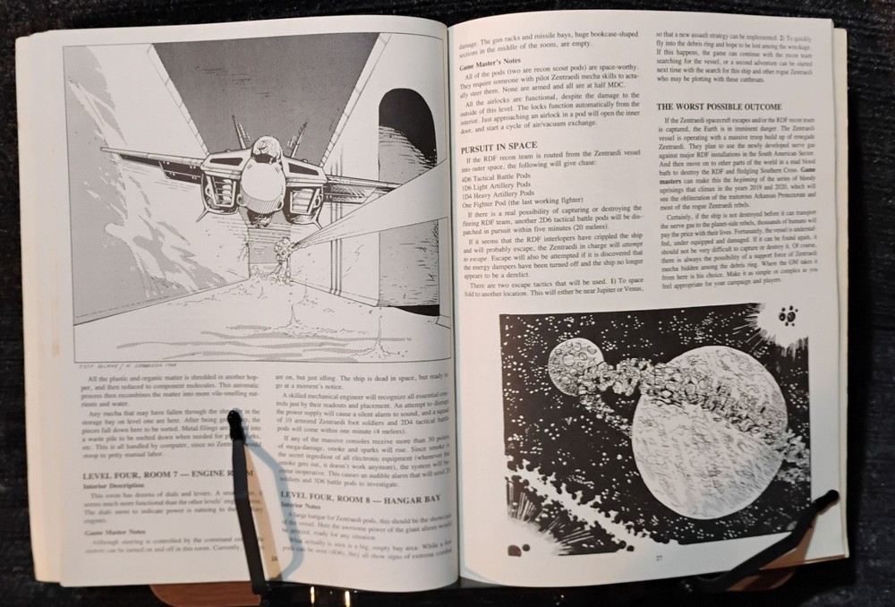 Robotech RPG Adventures: Ghost Ship (1988) Palladium Books Space Module